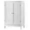 2-Door Freer-Standing Bathroom Storage Organizer Cabinet with Shelf Perfect for Living room or Bedroom